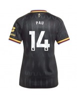 Aston Villa Pau Torres #14 Venkovní Dres pro Dámské 2026-27 Krátký Rukáv